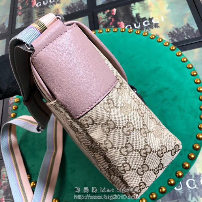 GUCCI 古馳男包 新款 374429 pvc配皮 雙G帆布 Gucci單肩斜挎包